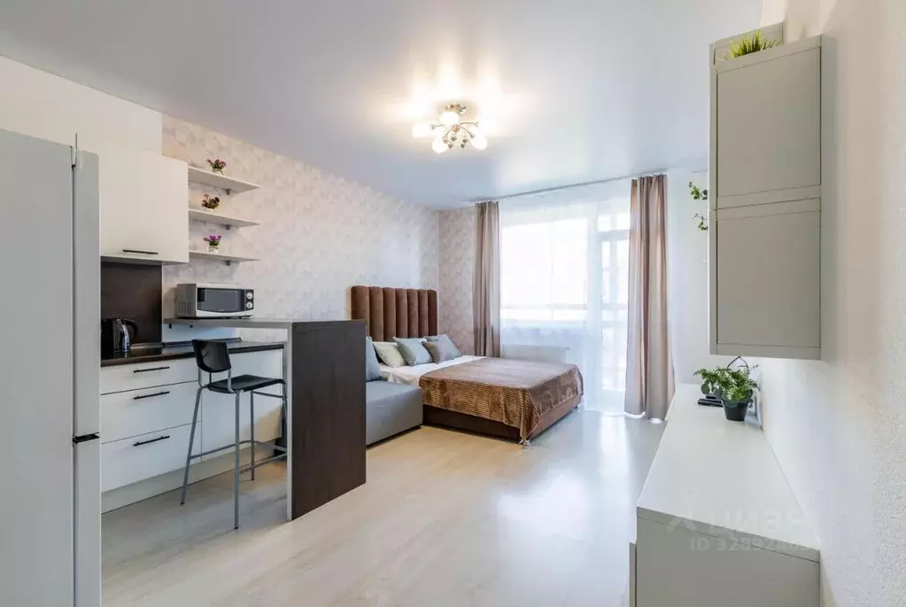 1-к кв. Свердловская область, Екатеринбург пер. Чаадаева, 4 (30.0 м) - Фото 1