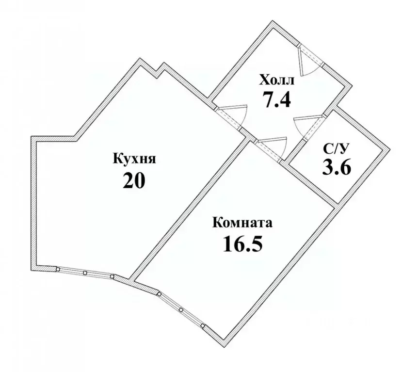 1-к кв. Москва ул. Лобачевского, 120к1 (47.5 м) - Фото 1