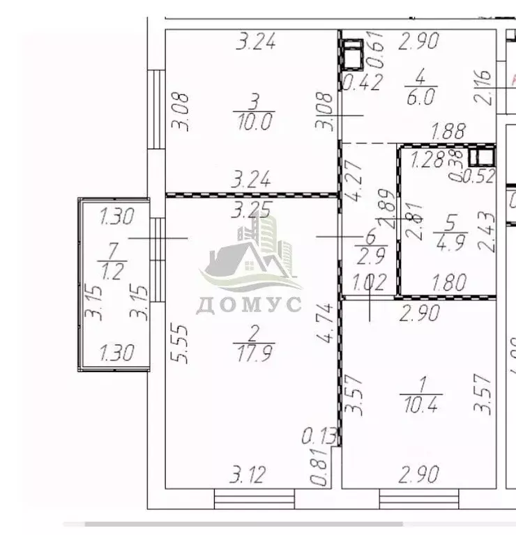 2-к кв. Московская область, Раменское ул. Семейная, 6 (53.0 м) - Фото 2