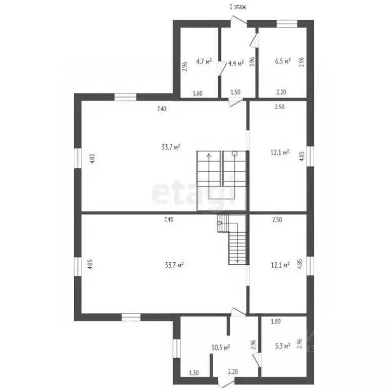 Дом в Омская область, Омский район, с. Троицкое ул. Янтарная, 8 (230 ... - Фото 0