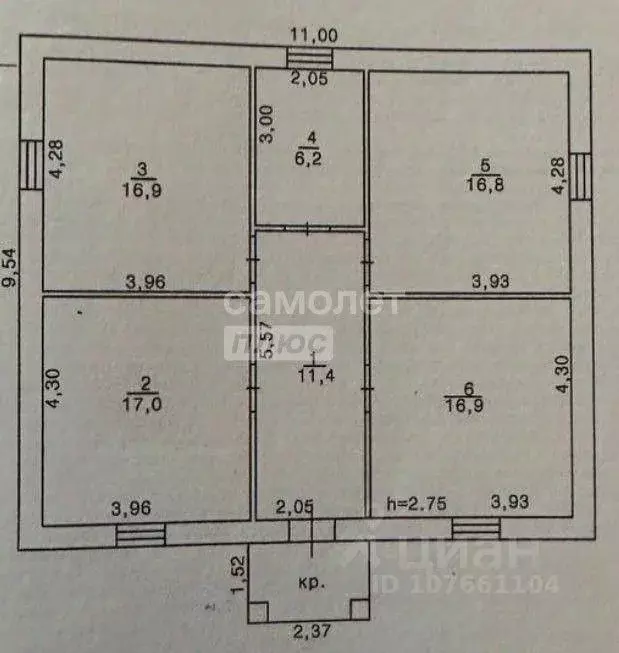 Дом в Липецкая область, Добровский муниципальный округ, с. Капитанщино ... - Фото 2