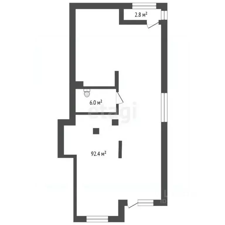 Помещение свободного назначения в Тюменская область, Тюмень ул. ... - Фото 1