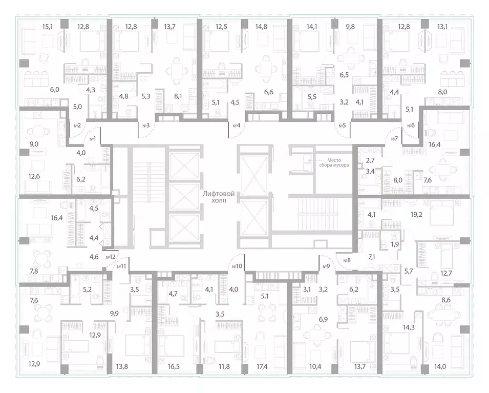 1-к кв. Москва Кутузовский проезд, 16А/1 (42.6 м) - Фото 1