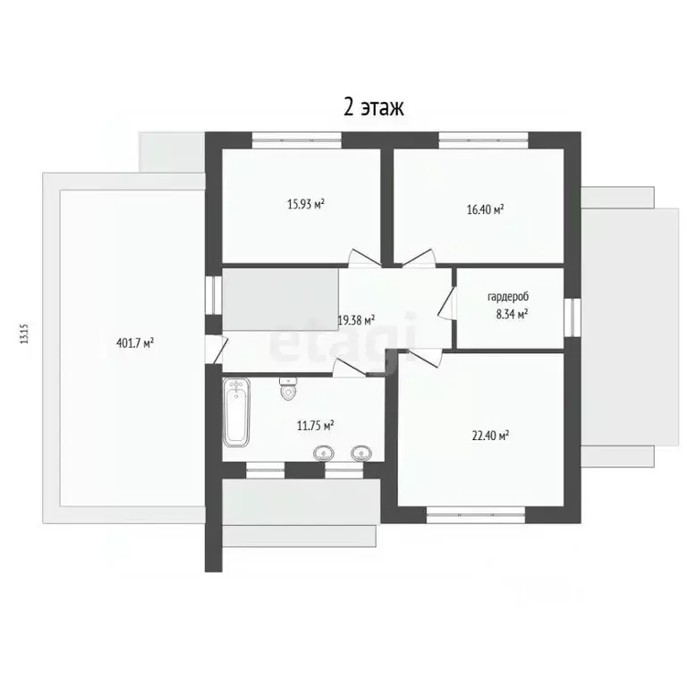 Дом в Тюменская область, Тюмень ул. Голышмановская (295 м) - Фото 2