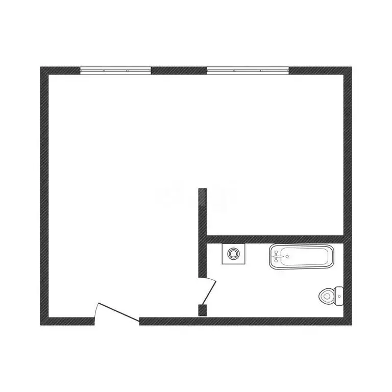 Квартира-студия: Бийск, улица Георгия Прибыткова, 10/2 (26.9 м) - Фото 1
