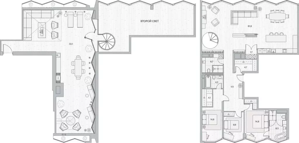 3-комнатная квартира: Москва, Береговой проезд, 2к1 (200 м) - Фото 1