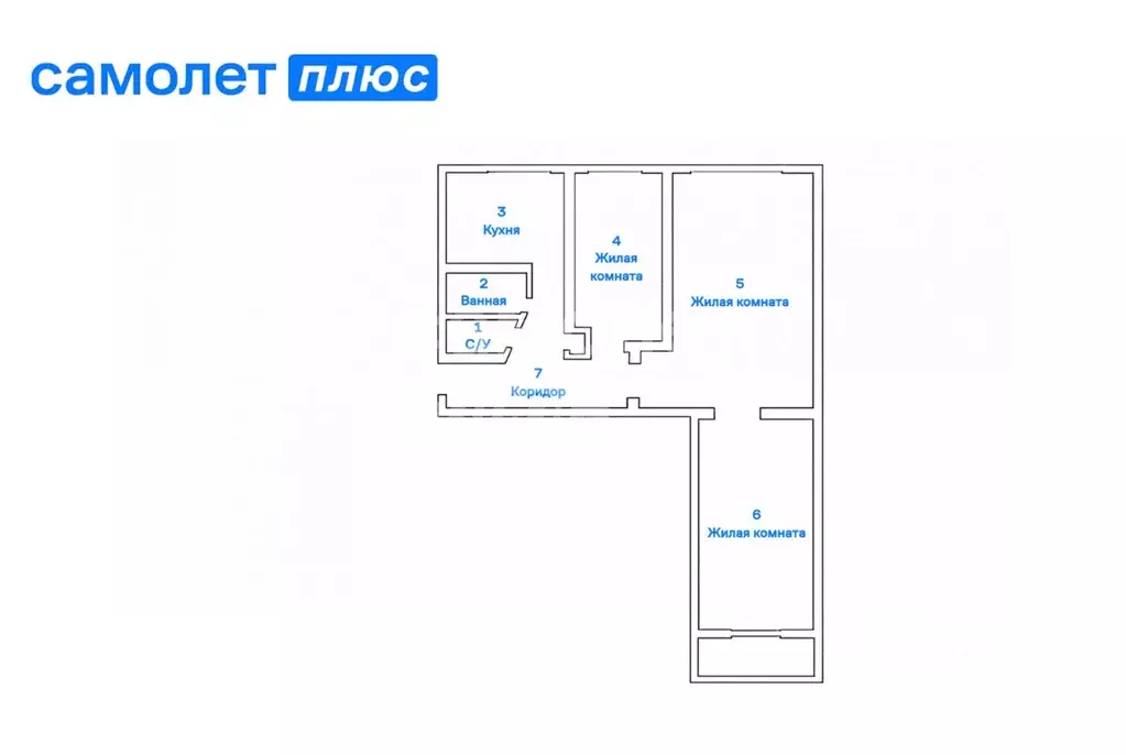 3-к кв. Пермский край, Пермь Магистральная ул., 38 (58.0 м) - Фото 2