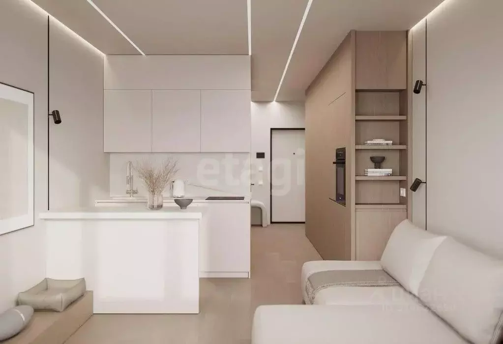Студия Москва ул. Берзарина, 30Б (27.6 м) - Фото 0