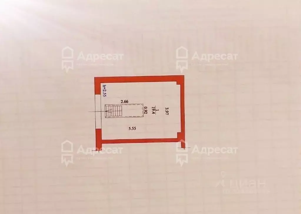Гараж в Волгоградская область, Волгоград Авиаторская ул. (19 м) - Фото 1