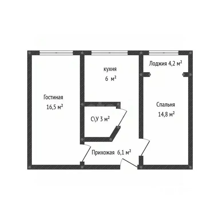 2-к кв. Дагестан, Махачкала ул. Юсупа Акаева, 2А (51.0 м) - Фото 1