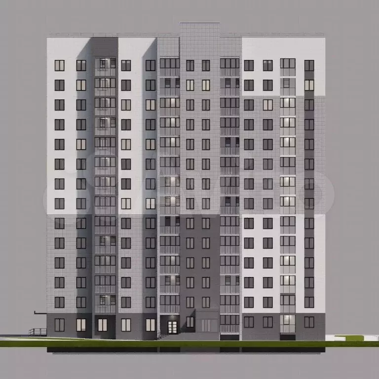 1-к. квартира, 34,2 м, 12/14 эт. - Фото 1