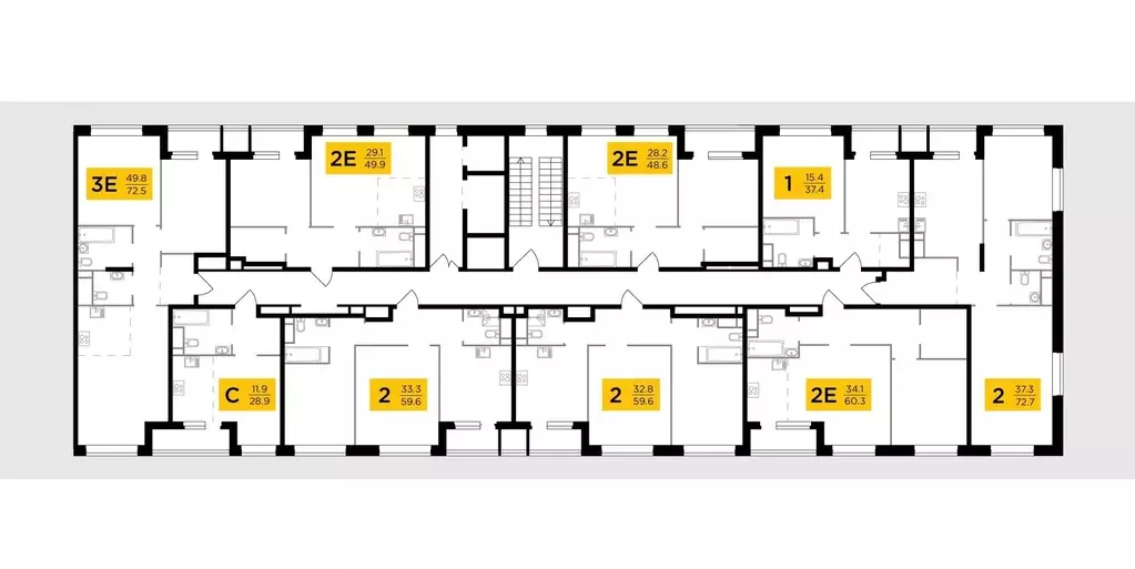1-к кв. Москва Филатов Луг жилой комплекс, к6 (37.4 м) - Фото 2