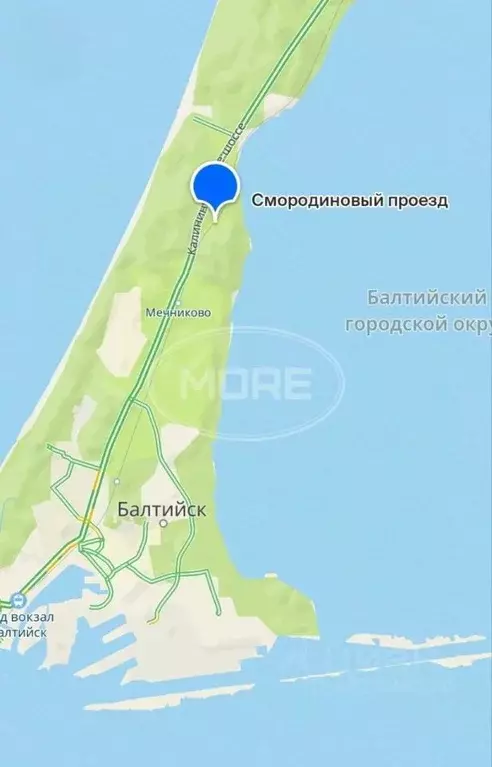 Участок в Калининградская область, Балтийск Залив-2 ТСН, проезд ... - Фото 2