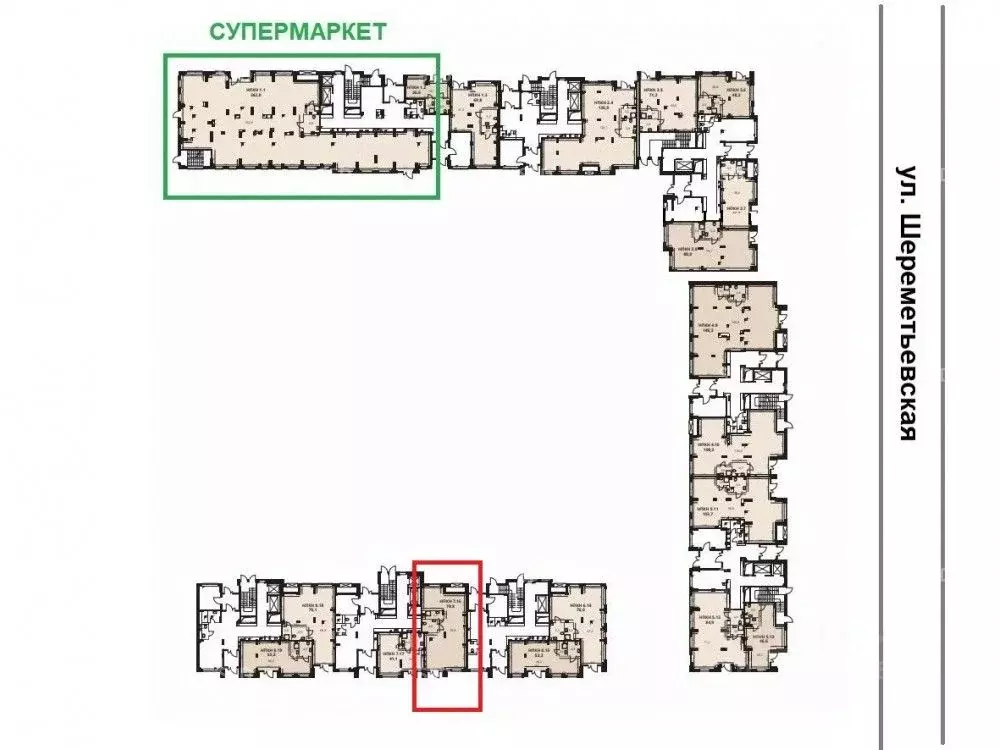 Торговая площадь в Московская область, Химки Клязьма-Старбеево мкр, ... - Фото 2