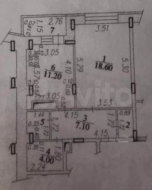 1-к. квартира, 44 м, 7/10 эт. - Фото 0