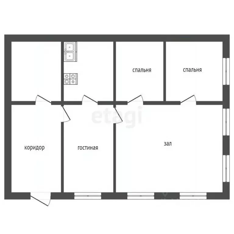 Дом в Саратовская область, Романовка рп ул. Ленина, 106 (44 м) - Фото 1