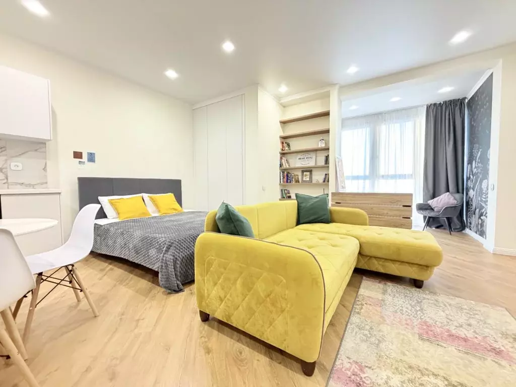 1-к кв. Татарстан, Казань ул. Оренбургский Тракт, 8Д (45.0 м) - Фото 2