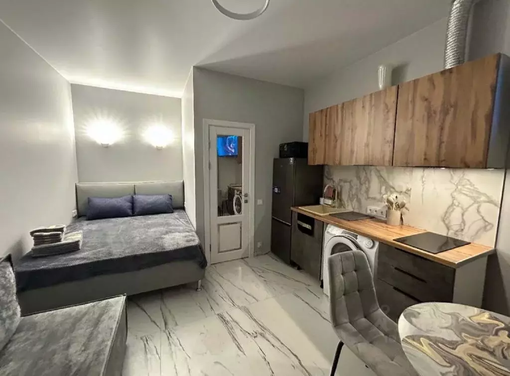 Студия Краснодарский край, Сочи Адлер жилрайон, ул. Панфилова, 2 (17.3 ... - Фото 1