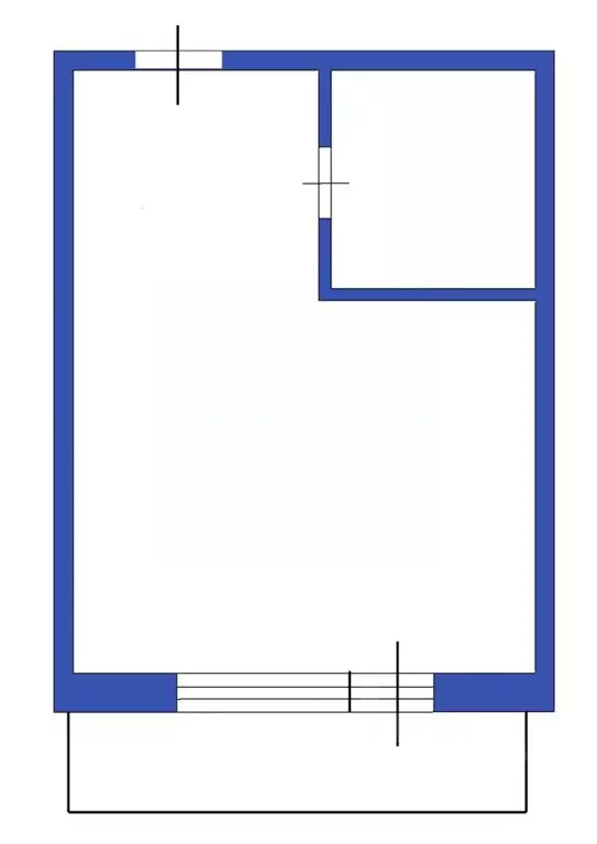 1-к кв. Кемеровская область, Кемерово ул. Дегтярева, 1 (25.0 м) - Фото 1