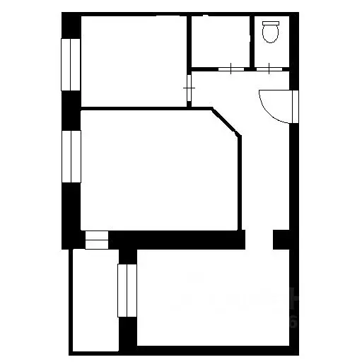 2-к кв. Башкортостан, Уфа ул. Шмидта, 162 (55.0 м) - Фото 1