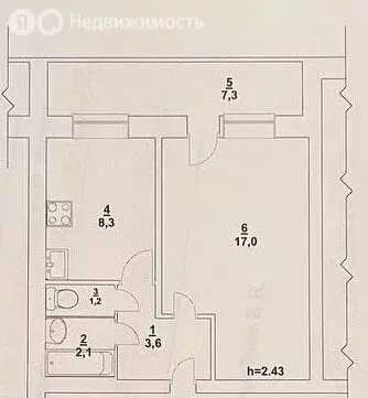 1-комнатная квартира: Саратов, Одесская улица, 13 (32.2 м) - Фото 1