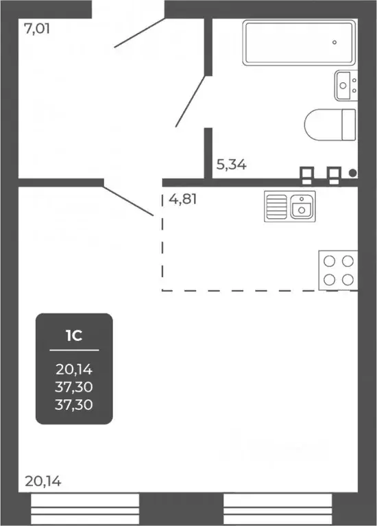 Офис в Новосибирская область, Новосибирск Автогенная ул., 75 (37 м) - Фото 2