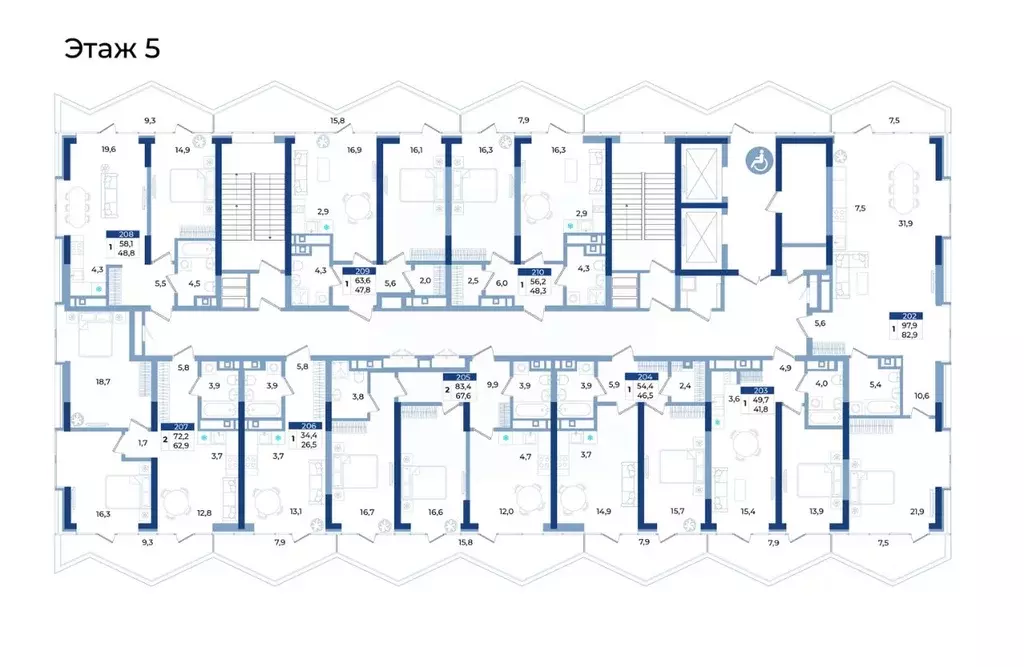 1-к кв. Крым, Алушта ул. Октябрьская, 10 (58.1 м) - Фото 2