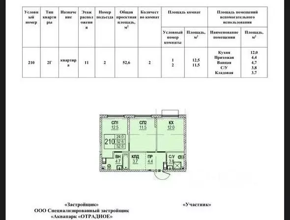 2-к кв. Москва Отрадная ул., 4А (53.0 м) - Фото 1