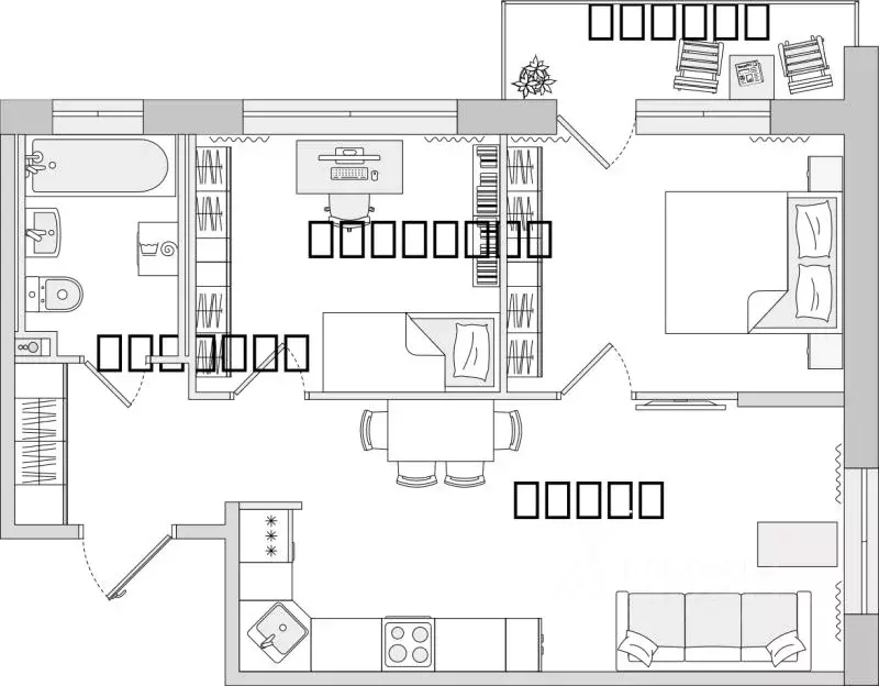 2-к кв. Ленинградская область, Всеволожский район, Свердловское ... - Фото 0