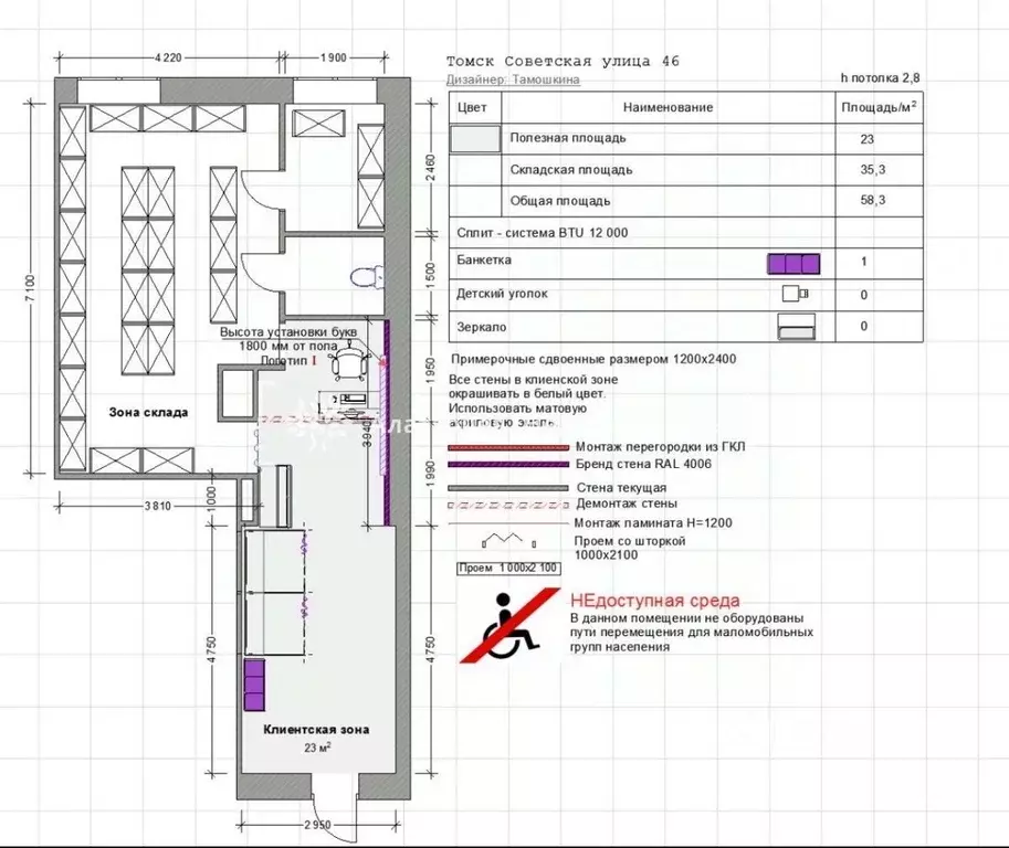 Офис в Томская область, Томск Советская ул., 46 (58 м) - Фото 1