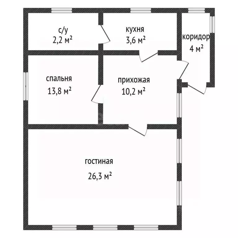 Дом в Краснодарский край, Белореченск Келермесская ул. (60 м) - Фото 2