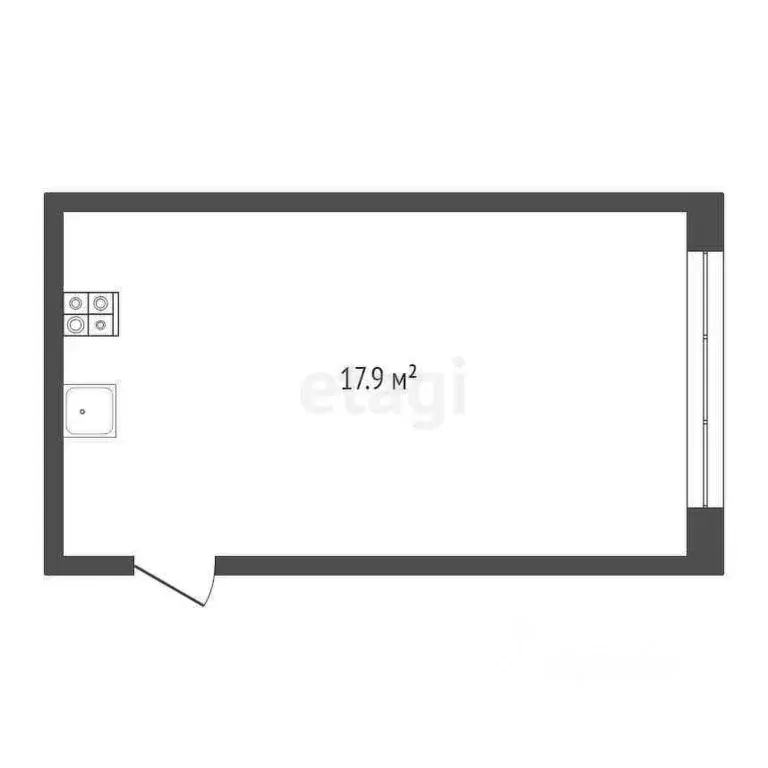 Комната Вологодская область, Вологда ул. Горького, 95 (17.9 м) - Фото 2
