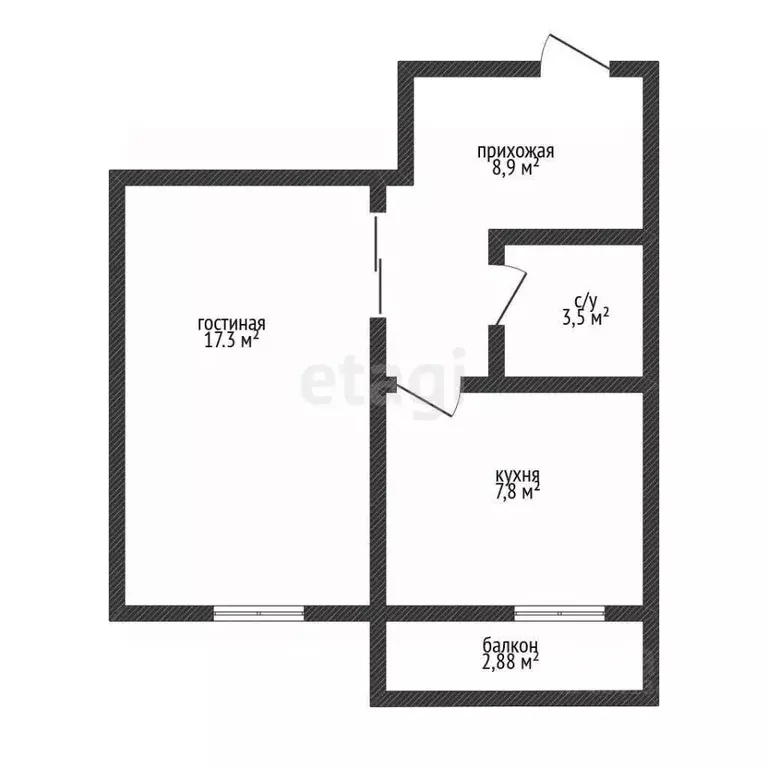 1-к кв. Краснодарский край, Геленджик Ульяновская ул., 23 (37.9 м) - Фото 1