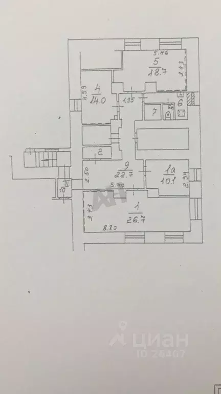 Офис в Москва ул. Усачева, 29К1 (106 м) - Фото 1