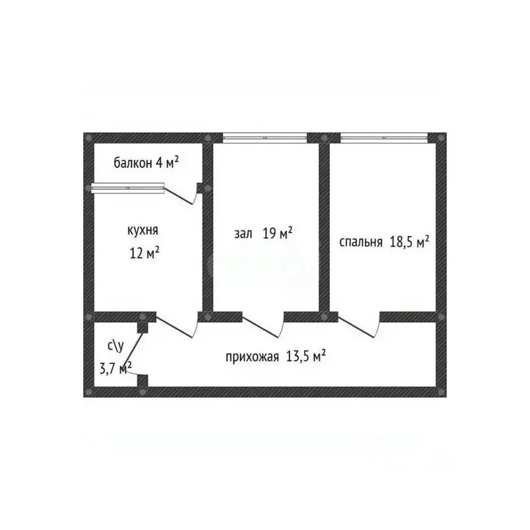 2-к кв. Дагестан, Махачкала ул. Ахмата-Хаджи Кадырова, 128 (72.0 м) - Фото 2