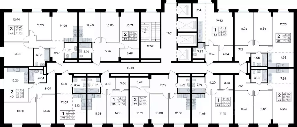 2-к кв. Приморский край, Владивосток ул. Тухачевского (59.58 м) - Фото 2