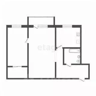 2-к кв. Смоленская область, Рославль Товарная ул., 28А (41.4 м) - Фото 2
