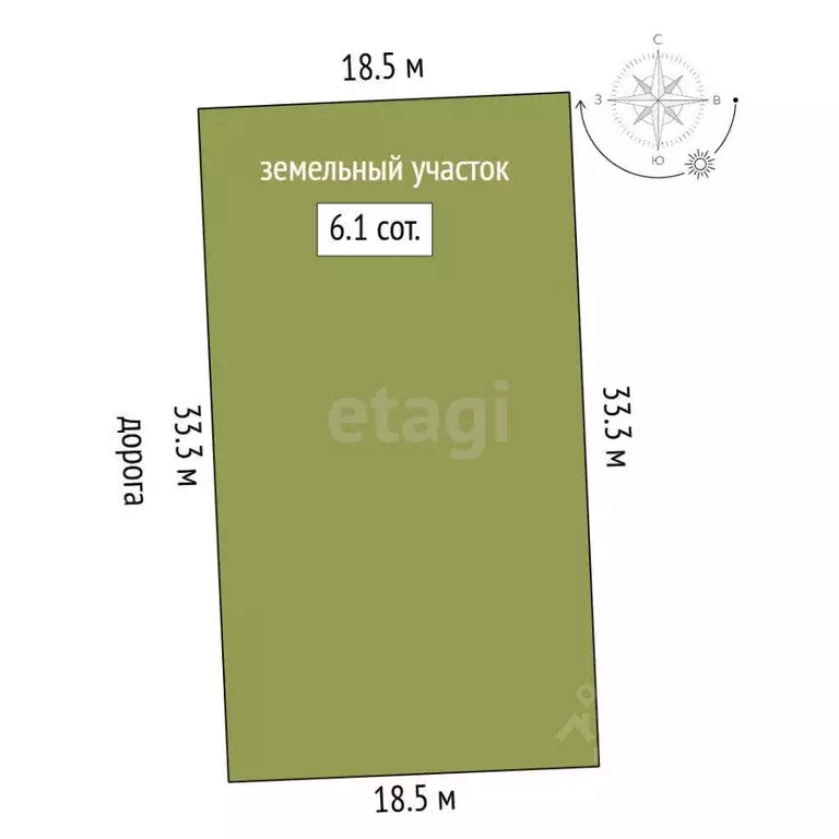 Участок в Ямало-Ненецкий АО, Новый Уренгой ул. Прибрежная (612.0 сот.) - Фото 0