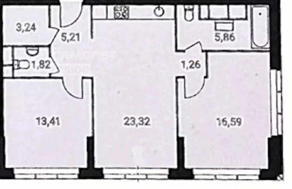 2-к кв. Москва Шмитовский проезд, 39с4.2 (70.71 м) - Фото 2