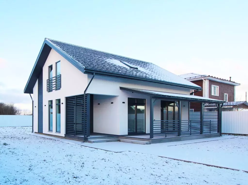 Коттедж в Ленинградская область, Ломоносовский район, Ропшинское ... - Фото 1