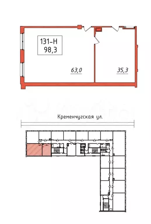 Стильный офис в центре, 98.3 м - Фото 0