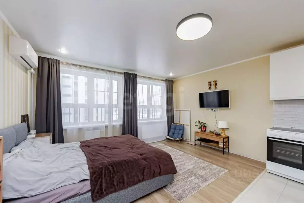 Студия Тюменская область, Тюмень ул. Монтажников, 59 (32.6 м) - Фото 1