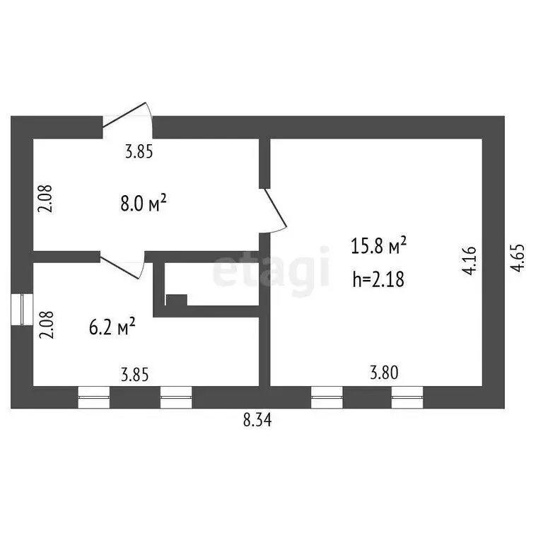 Дом в село Шишкина, Зелёная улица (30 м) - Фото 0