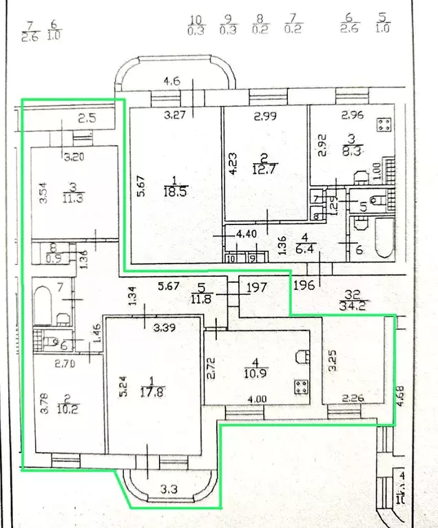 3-к кв. Санкт-Петербург просп. Ветеранов, 114К1 (62.0 м) - Фото 2