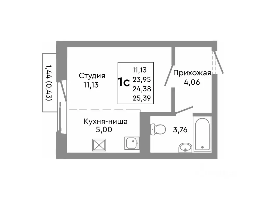 Студия Челябинская область, Челябинск Никс Лайн на Ярославской жилой ... - Фото 1
