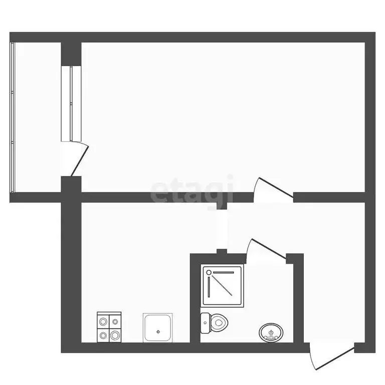 1-комнатная квартира: Таганрог, улица Чехова, 361 (36.9 м) - Фото 1