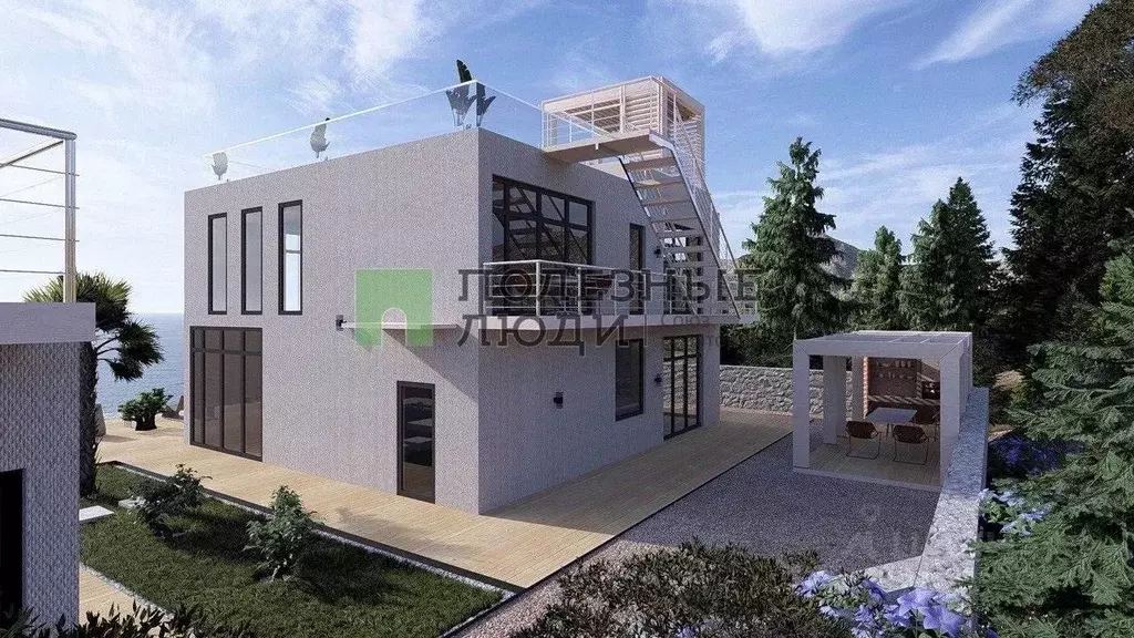 Дом в Крым, Ялта муниципальный округ, Краснокаменка пгт пер. Фрунзе, ... - Фото 2