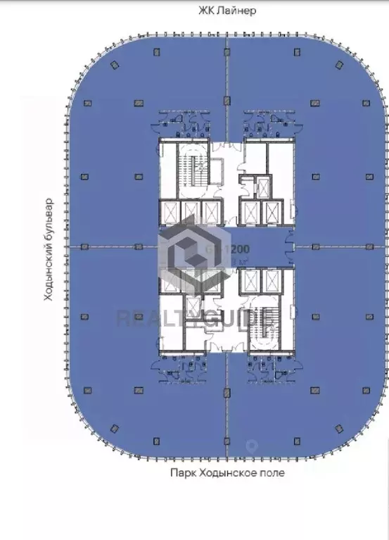 Офис в Москва Ходынский бул., 20А/2 (1440 м) - Фото 1