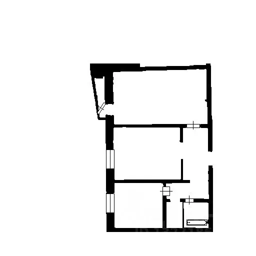 2-к кв. Крым, Симферополь ул. Воровского, 60 (50.0 м) - Фото 2