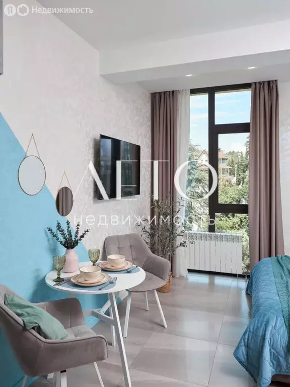 Квартира-студия: Сочи, микрорайон Светлана, Депутатская улица, 10Б/1 ... - Фото 1